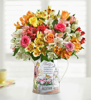 Assorted Roses & Peruvian Lilies
 Flower Bouquet