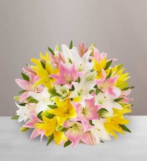 Sweet Spring Lilies for Mother's Day Flower Bouquet