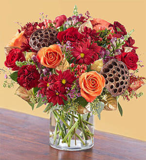 Vintage Autumn Blooms Flower Bouquet