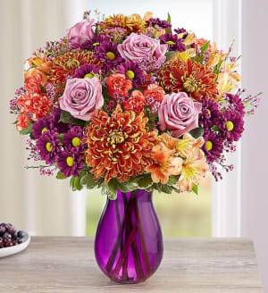 Plum Crazy™ For Fall Flower Bouquet