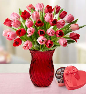 Sweetest Love Tulips Flower Bouquet
