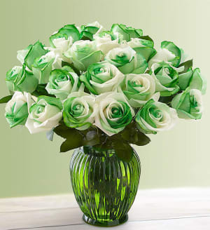 St. Patrick’s Day Roses
 Flower Bouquet