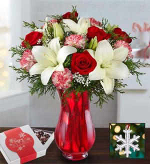 Festive Holiday Bouquet Flower Bouquet