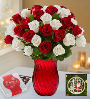 Peppermint Rose Bouquet Flower Bouquet