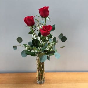 Triple Rose Budvase