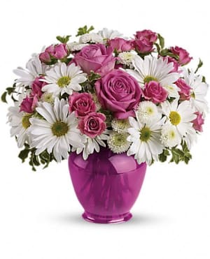 Pink Daisy Delight Flower Bouquet