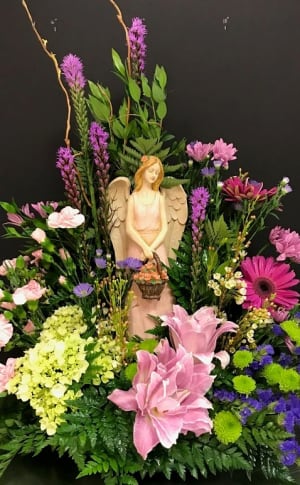 Angelic Sympathy Garden Flower Bouquet