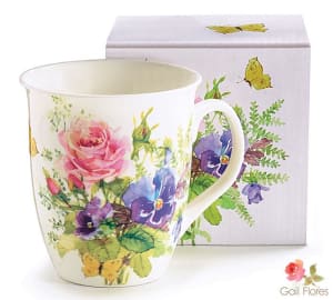 Abundant Blooms Mug Flower Bouquet