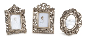 Filigree Picture Frames Flower Bouquet