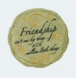 Friendship Stepping Stone Flower Bouquet