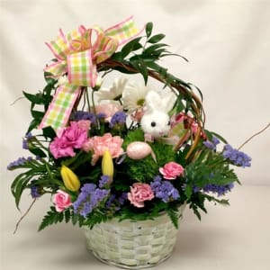 Easter Basket Flower Bouquet