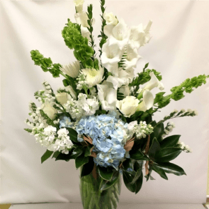 Elegance with a Touch of Blues Flower Bouquet