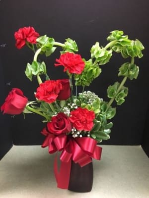 Hearts & Bells of Love Flower Bouquet