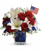 America the Beautiful Flower Bouquet