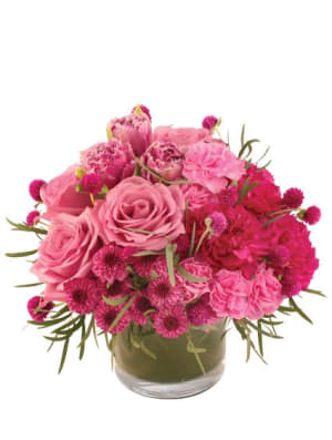 Blushing Love Flower Bouquet