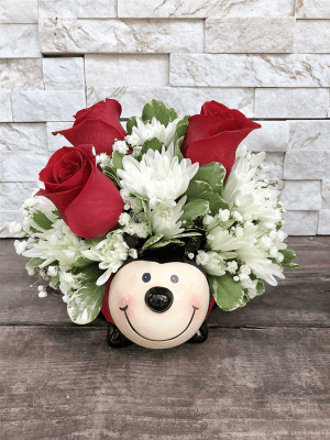 Happy Ladybug Flower Bouquet