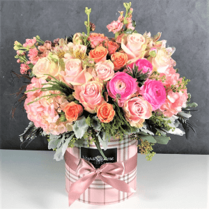 Beauty in Burberry Flower Arrangement Beauty in Burberry Flower Bouquet