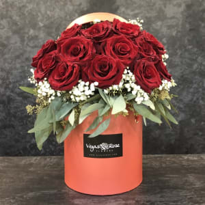 Red Rose In Any Red Box  Flower Bouquet