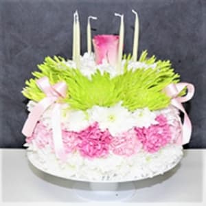 Birthday Cake Flower Bouquet