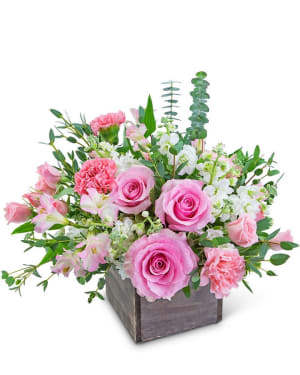 Pink Cashmere Flower Bouquet