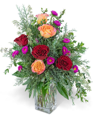 Fireside Flamenco Flower Bouquet