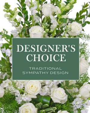 Designer's Choice - Traditional Sympathy Design Flower Bouquet