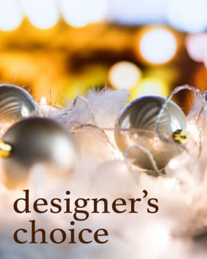 Holiday Designer's Choice Flower Bouquet