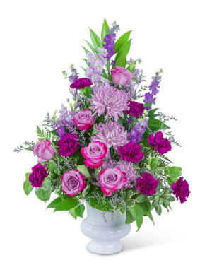 Majestic Urn Flower Bouquet