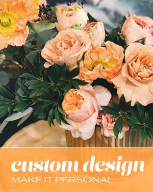 Custom Design Flower Bouquet