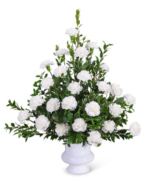 Divine Blessings Urn Flower Bouquet