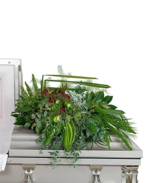 Beloved Botanics Casket Spray Flower Bouquet