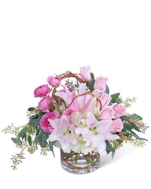 Blush and Willow Flower Bouquet