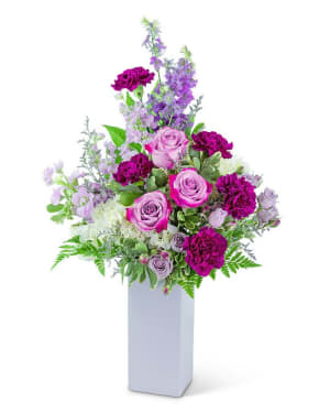 Graceful Garden Vase Flower Bouquet