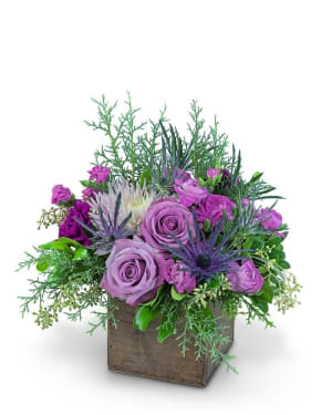 Holiday Amethyst Flower Bouquet