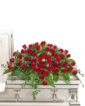 Everlasting  Love  Casket  Spray Flower Bouquet