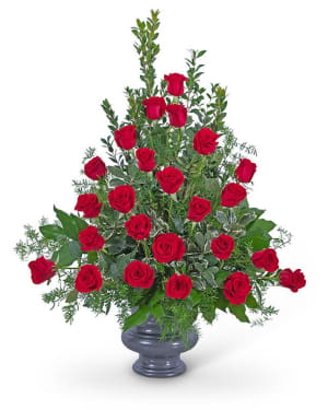 Everlasting  Memory  Urn Flower Bouquet