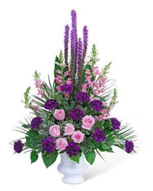 Garden of Life Urn Flower Bouquet