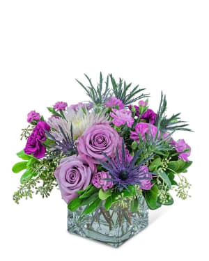 Amethyst Sparkle Flower Bouquet