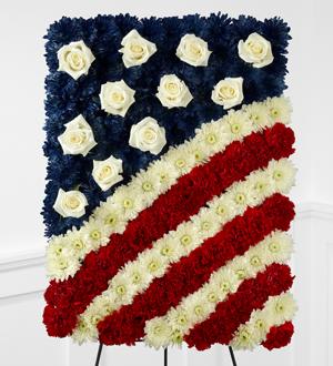 Glory Be Flag Tribute Flower Bouquet