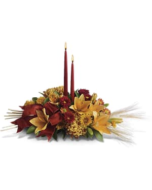 Graceful Glow Centerpiece Flower Bouquet