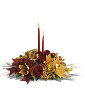 Graceful Glow Centerpiece Flower Bouquet