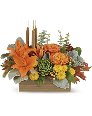 Teleflora's Fall Bamboo Garden
 Flower Bouquet