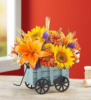 Harvest Hayride™ Flower Arrangement Flower Bouquet