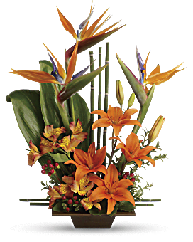 Assorted Tropical Arrangement Flower Bouquet