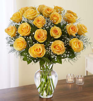 Ultimate Yellow Roses 24,36,48 Flower Bouquet