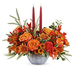 Bountiful Blessings Centerpiece Flower Bouquet