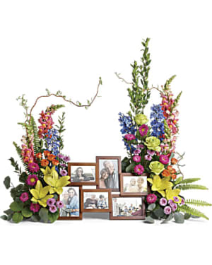 Loving Farewell Photo Tribute Bouquet
