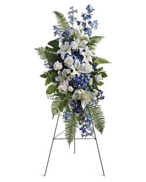 Ocean Breeze Spray Flower Bouquet