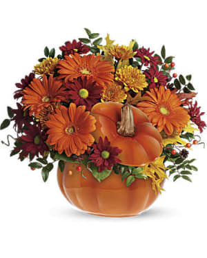 Country Pumpkin Flower Bouquet