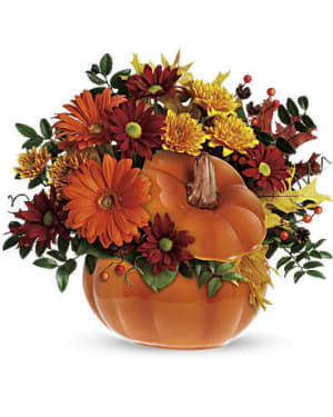 Country Pumpkin Flower Bouquet